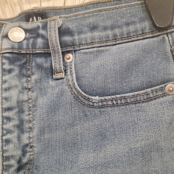 GAP Soft True High Rise Skinny Jeans Medium Indigo Size 26 Long - Picture 9 of 15